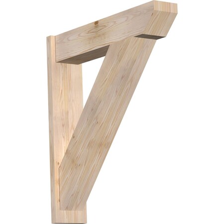 Ekena Millwork Traditional Slat Smooth Outlooker, Douglas Fir, 7 1/2"W x 34"D x 38"H OUT08X34X38TRA06SDF